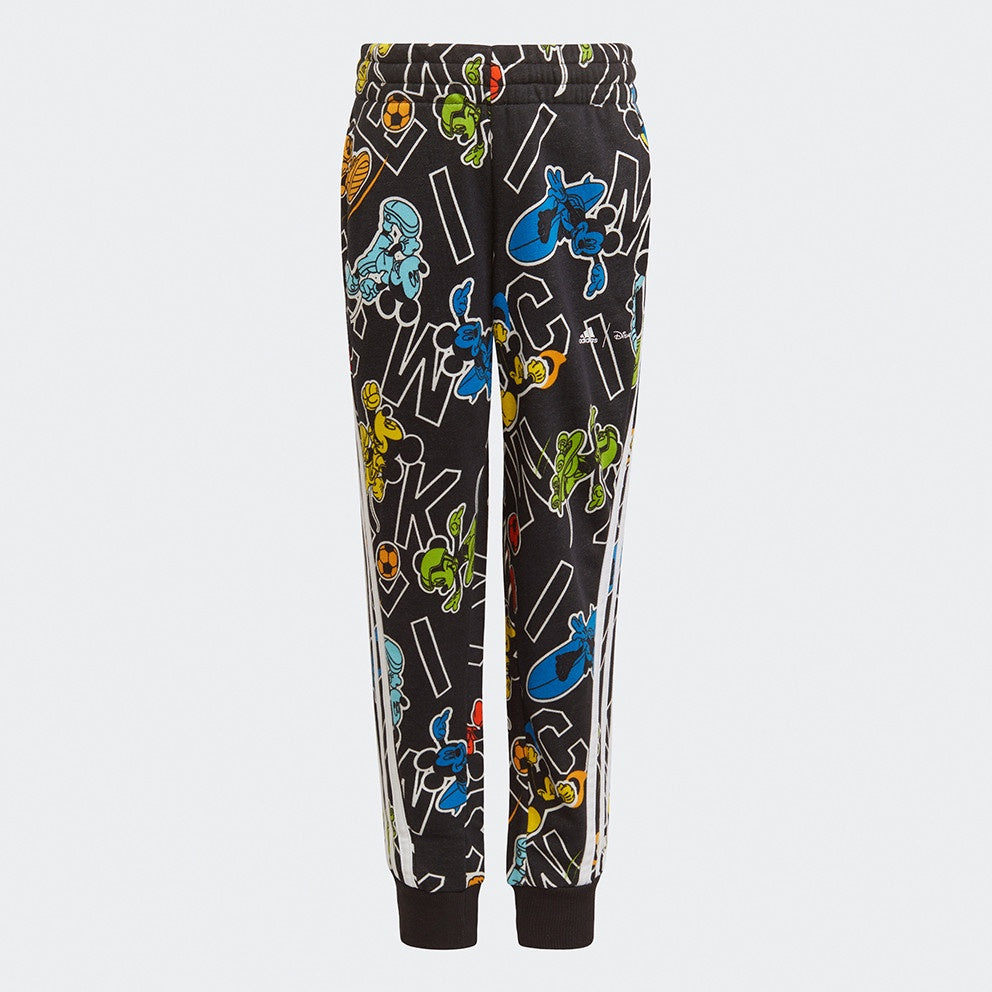 ADIDAS X DISNEY MICKEY MOUSE JOGGERS - Black / White / Impact Yellow