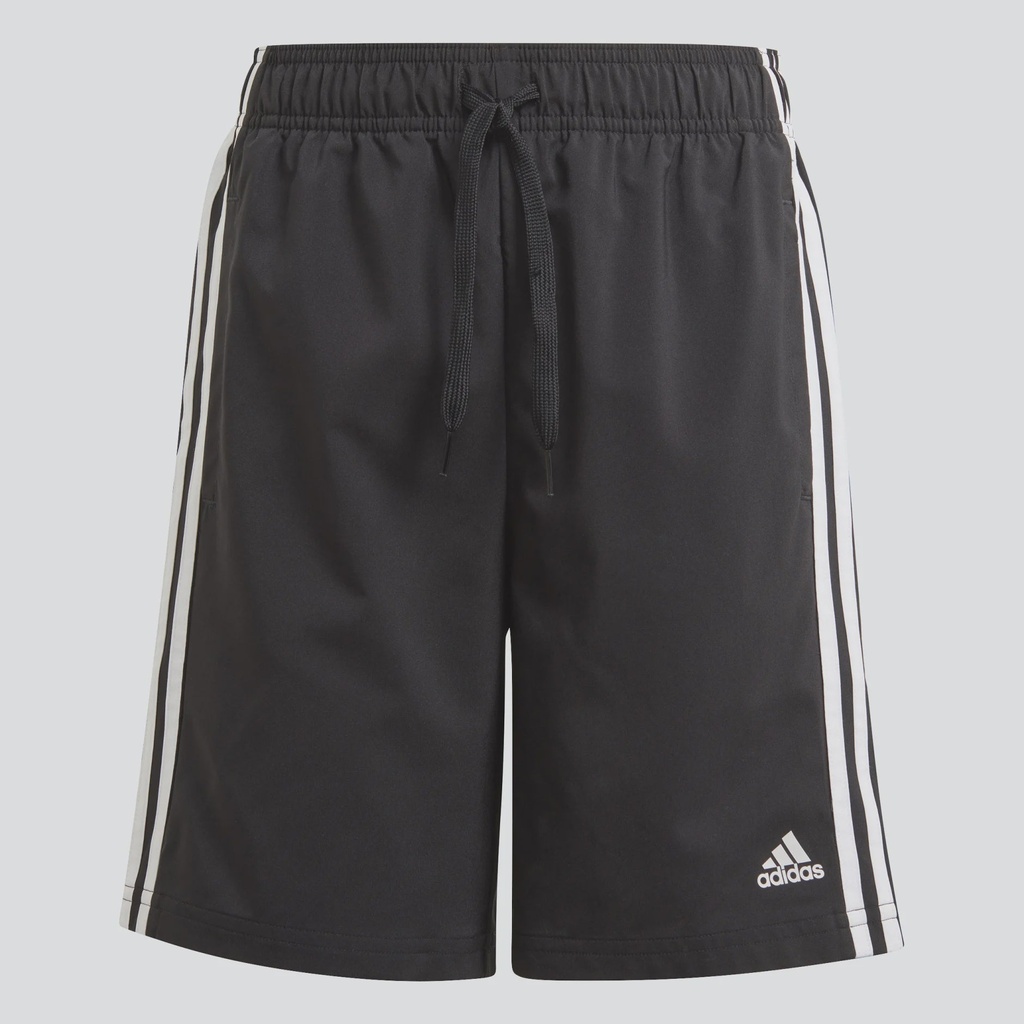 ADIDAS ESSENTIALS 3-STRIPES CHELSEA SHORTS - Black / White