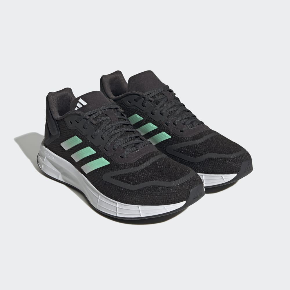 DURAMO 10 SHOES - Carbon / Pulse Mint / Ftwr White