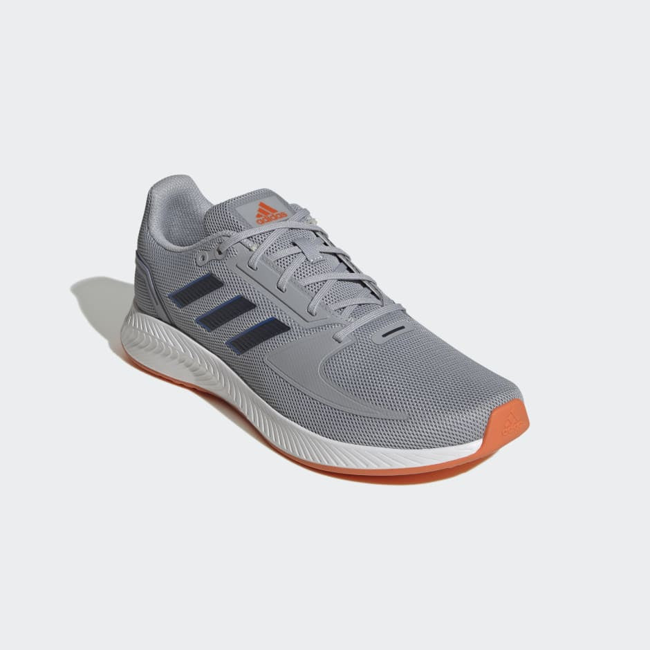 RUN FALCON 2.0 SHOES - Halo Silver / Legend Ink / Semi Impact Orange