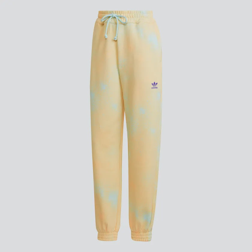 ALLOVER PRINT CUFFED JOGGERS - Almost Blue / Hazy Orange