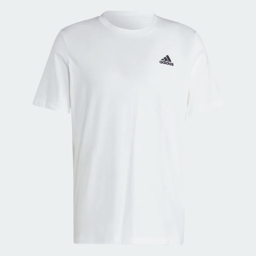 ESSENTIALS SINGLE JERSEY EMBROIDERED SMALL LOGO T-SHIRT - White