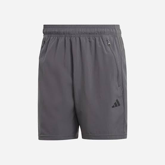 TRAIN ESSENTIALS WOVEN TRAINING SHORTS - Grey Five / Black