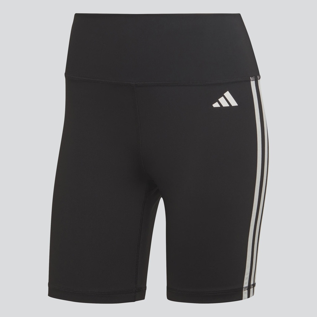 ADIDAS TRAINING ESSENTIALS 3-STRIPES HIGH-WAISTED SHORT LEGGINGS - HK9964