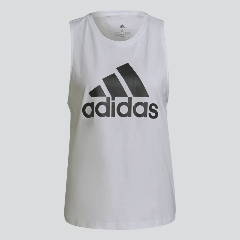 ESSENTIALS BIG LOGO TANK TOP - White / Black
