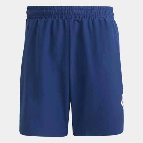 AEROREADY DESIGNED FOR MOVEMENT SHORTS - Dark Blue / White