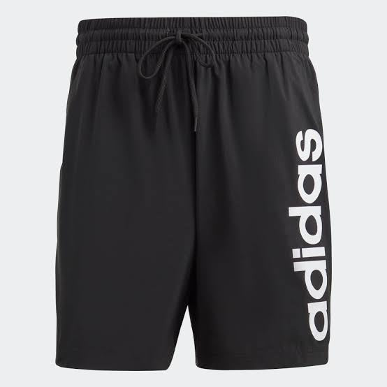 AEROREADY ESSENTIALS CHELSEA LINEAR LOGO SHORTS - Black