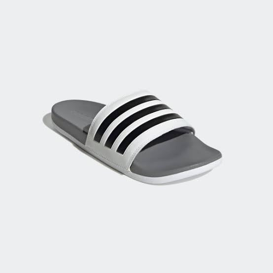 ADILETTE COMFORT SLIDES - Ftwr White / Core Black / Grey Three