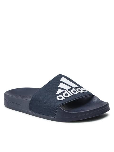 ADILETTE SHOWER SLIDES - Legend Ink / Cloud White / Legend Ink