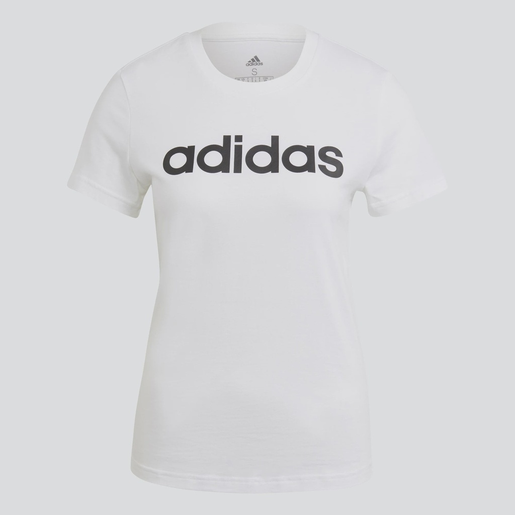 ESSENTIALS SLIM LOGO T-SHIRT - White / Black