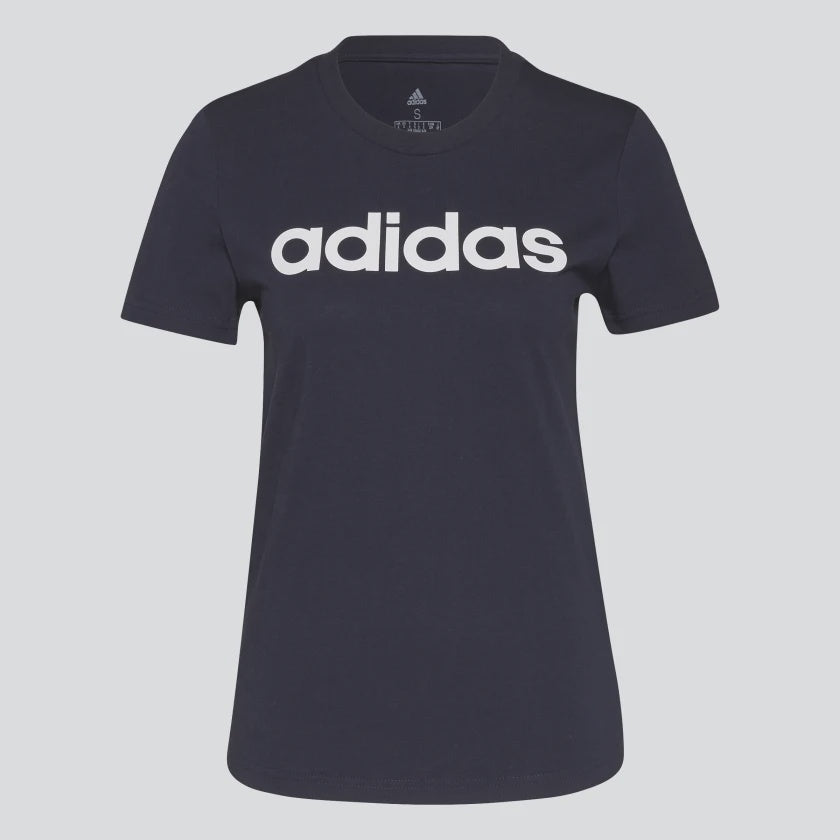ESSENTIALS SLIM LOGO T-SHIRT - Legend Ink / White