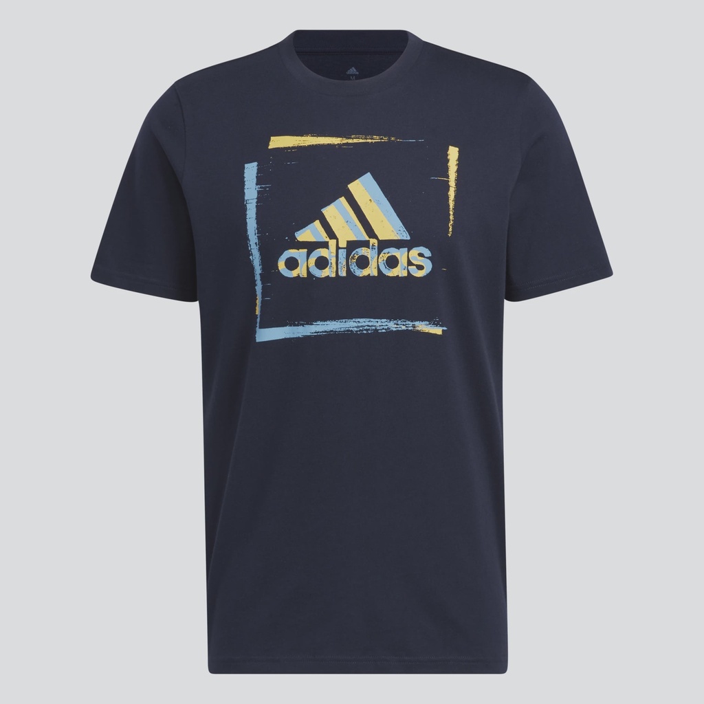 TWO-TONE STENCIL SHORT SLEEVE GRAPHIC T-SHIRT - Legend Ink