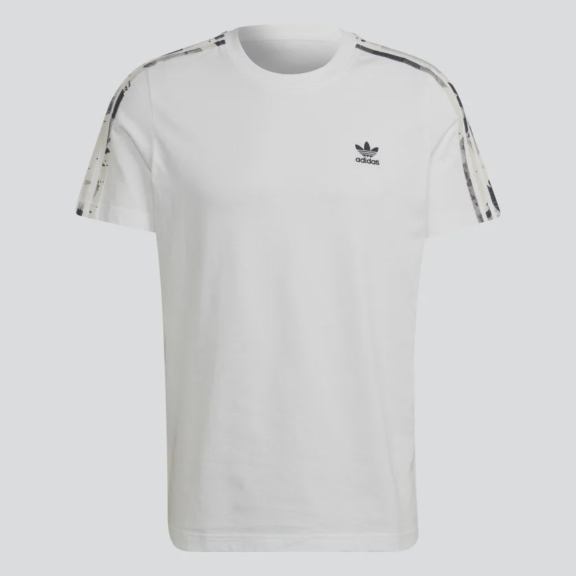 3-STRIPES CAMO T-SHIRT - White