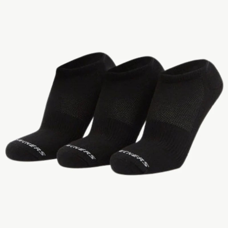 SKECHERS 3PK UNISEX 1/2 TERRY NO SHOW