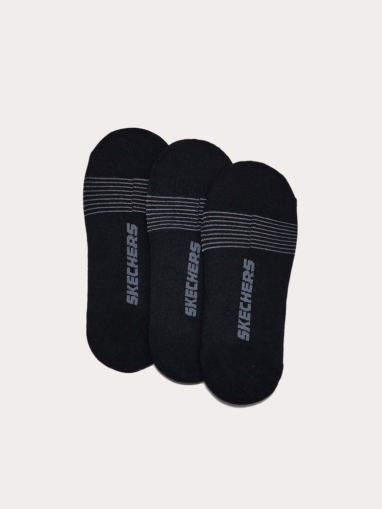 SKECHERS 3PK UNISEX 1/2 TERRY NO SHOW - S111102D - 010