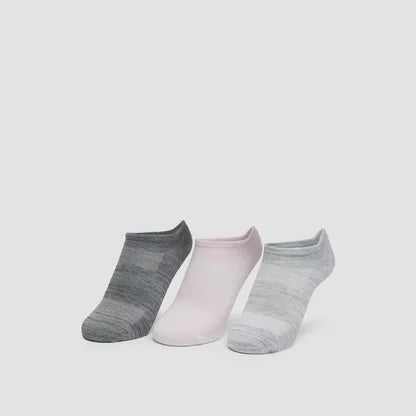 SKECHERS 3PK WOMENS NON TERRY SUPER NO SHOW - S115750 - 693