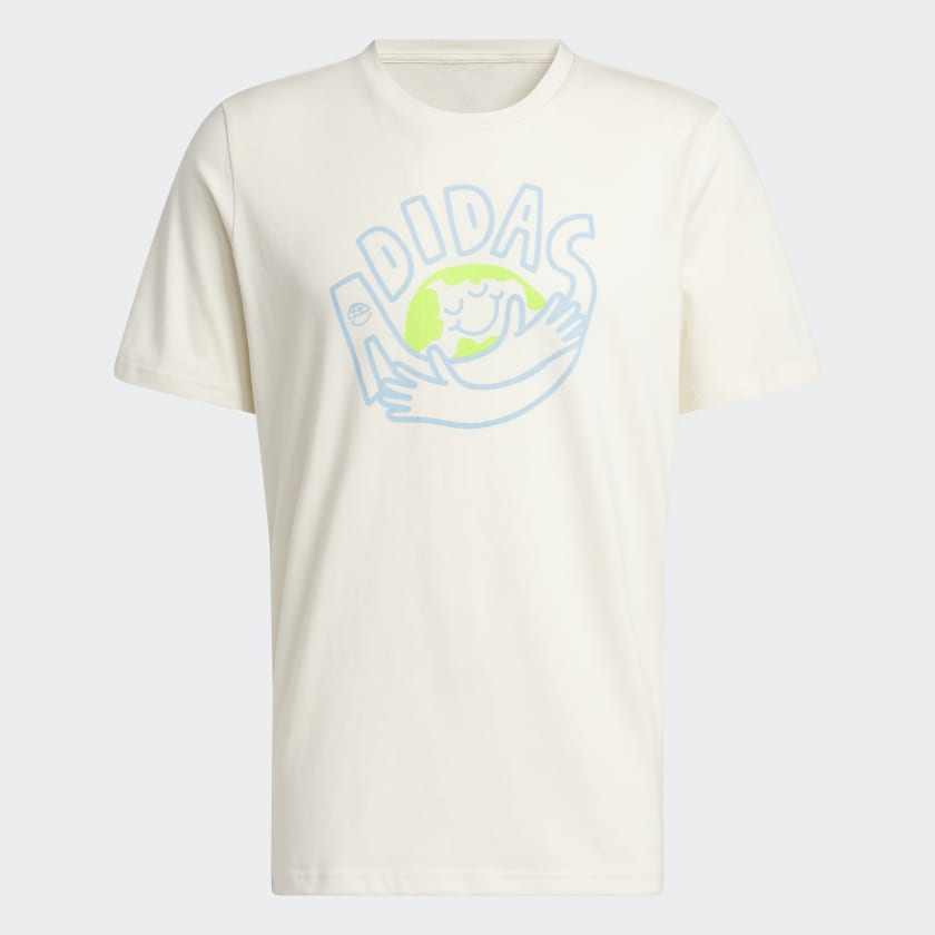 ADIDAS CHANGE THROUGH SPORTS EARTH GRAPHIC T-SHIRT - Non-Dyed