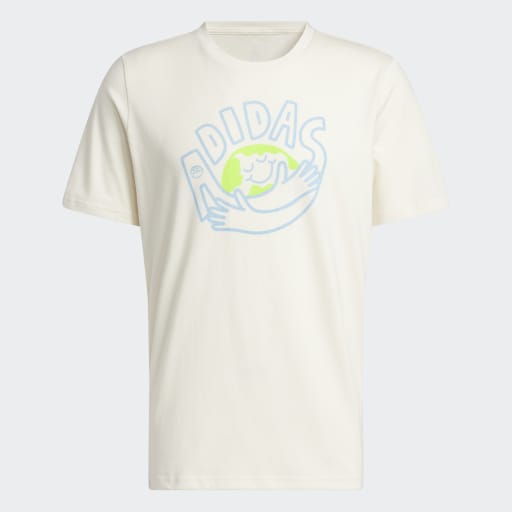 ADIDAS CHANGE THROUGH SPORTS EARTH GRAPHIC T-SHIRT - Non-Dyed