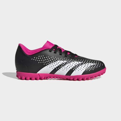 PREDATOR ACCURACY.4 TURF BOOTS - Core Black / Ftwr White / Team Shock Pink 2