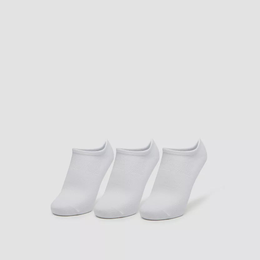 SKECHERS 3PK WOMENS NON TERRY SUPER NO SHOW - S115750 - 100