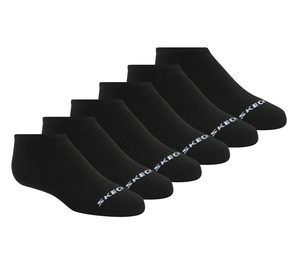 SKECHERS 6PK UNISEX 1/2 TERRY NO SHOW - S118209 - 001