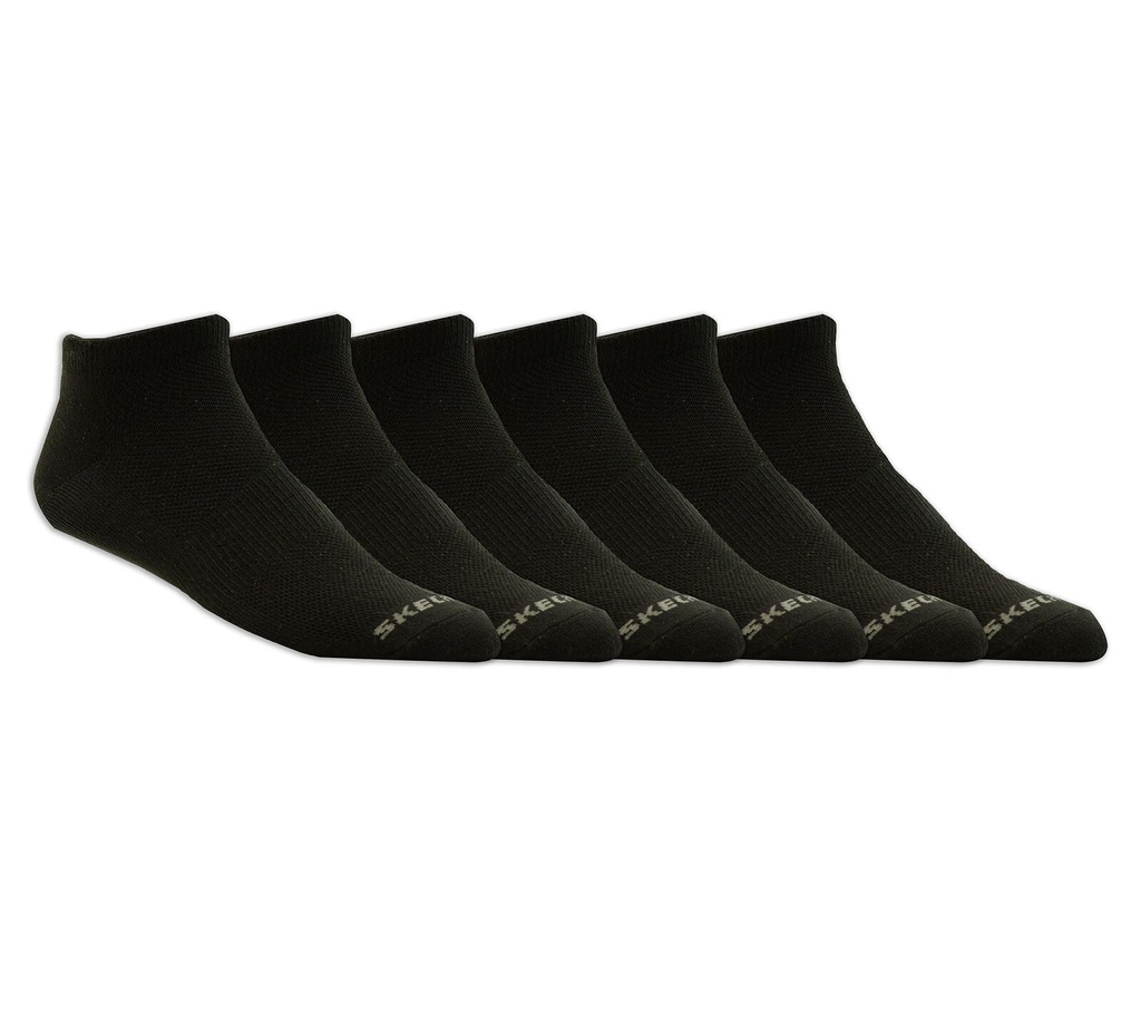 SKECHERS 6PK BOYS NON TERRY LOW CUT - S112222B - 604
