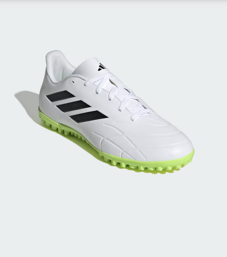 COPA PURE.4 TURF BOOTS - Ftwr White / Core Black / Lucid Lemon