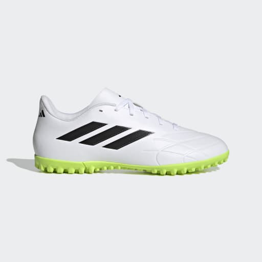 COPA PURE.4 TURF BOOTS - Ftwr White / Core Black / Lucid Lemon