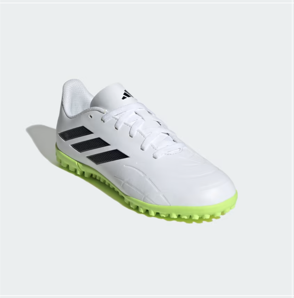 COPA PURE.4 TURF BOOTS - Ftwr White / Core Black / Lucid Lemon