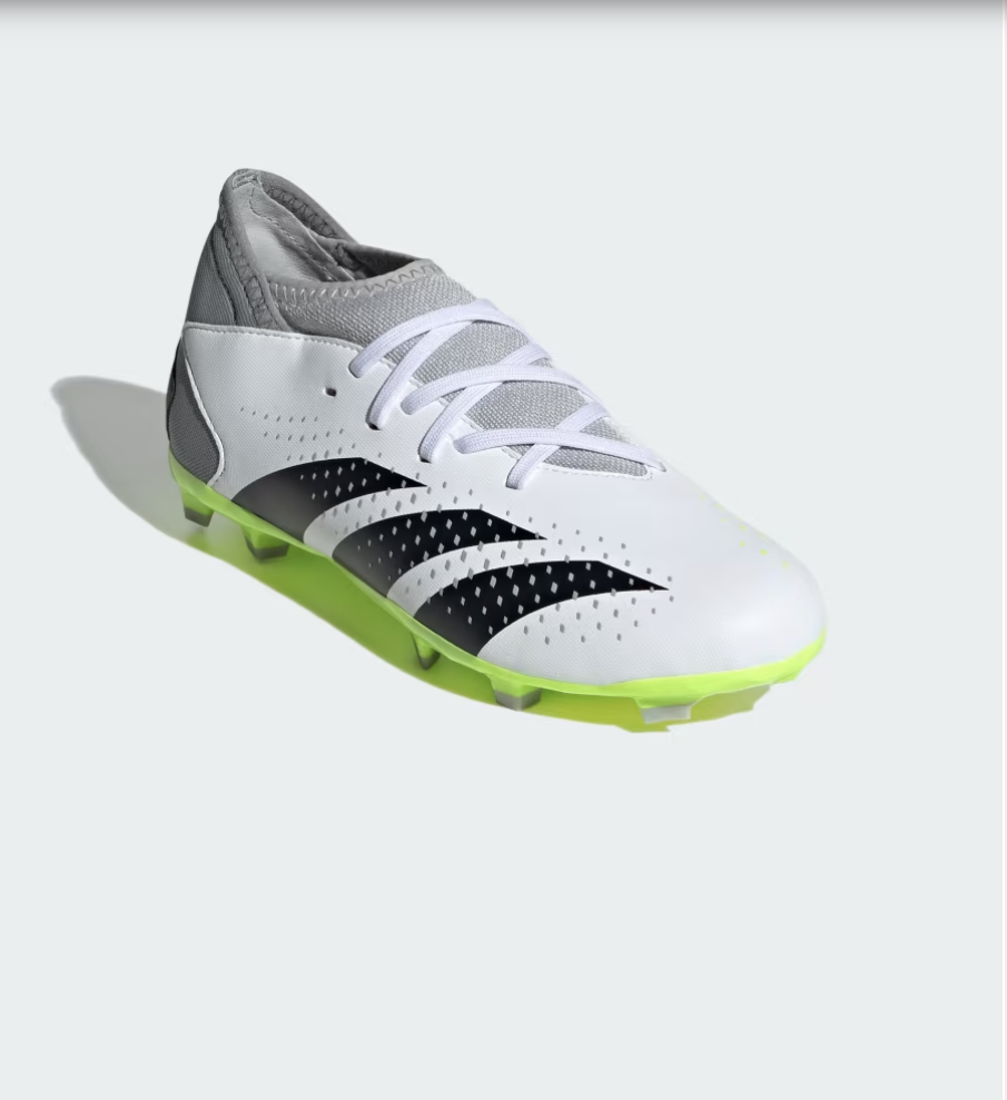 PREDATOR ACCURACY.3 FIRM GROUND BOOTS - Ftwr White / Core Black / Lucid Lemon