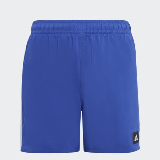3-STRIPES SWIM SHORTS - Semi Lucid Blue / White