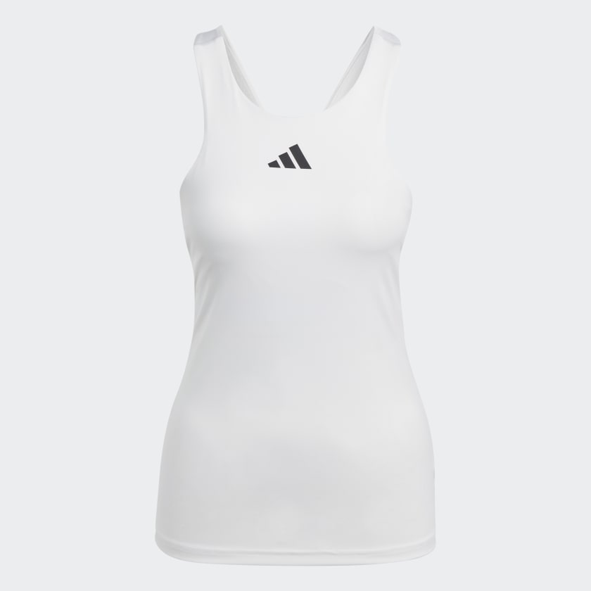 TENNIS Y-TANK TOP - White