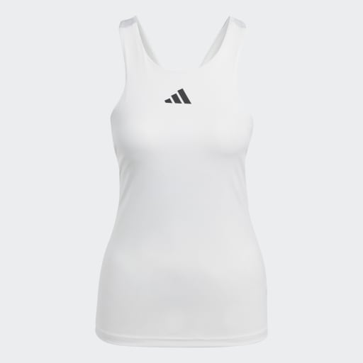 TENNIS Y-TANK TOP - White