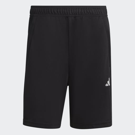 TRAIN ESSENTIALS ALL SET TRAINING SHORTS - Black / White
