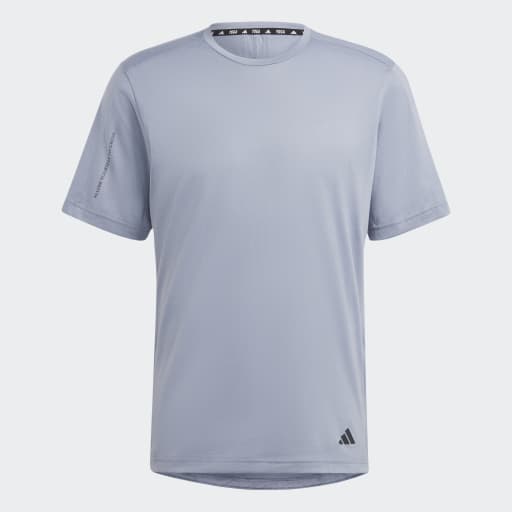 YOGA BASE TRAINING T-SHIRT - Silver Violet / Carbon