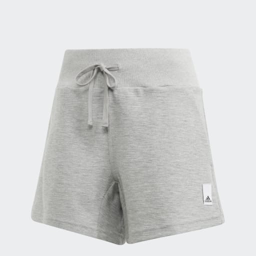 LOUNGE TERRY LOOP SHORTS - Medium Grey Heather