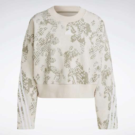 FUTURE ICONS 3-STRIPES SWEATSHIRT - Silver Pebble