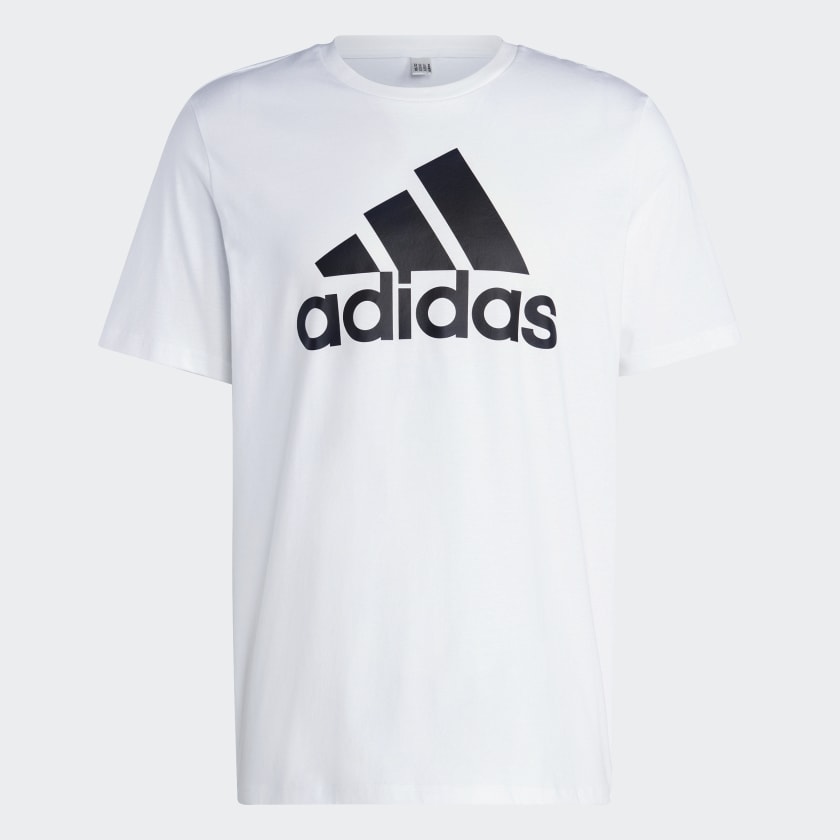 ESSENTIALS SINGLE JERSEY BIG LOGO T-SHIRT - White