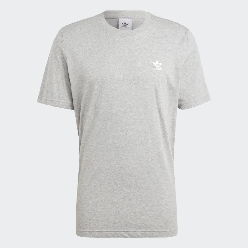 TREFOIL ESSENTIALS T-SHIRT - Medium Grey Heather