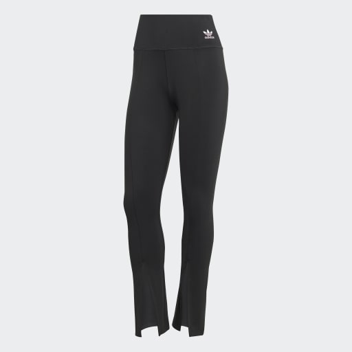 ADICOLOR CLASSICS OPEN HEM LEGGINGS - Black