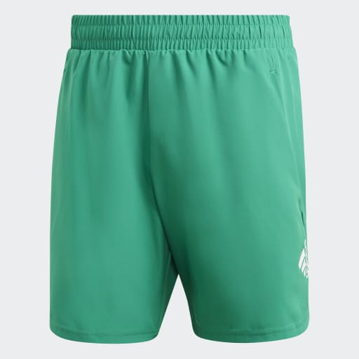 AEROREADY DESIGNED FOR MOVEMENT SHORTS - Court Green / White