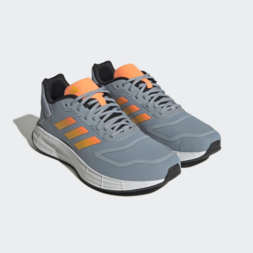 DURAMO 10 SHOES - Light Grey / Screaming Orange / Solar Gold