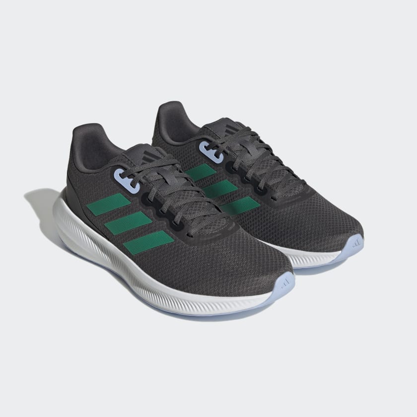 RUNFALCON 3.0 SHOES - Grey Six / Court Green / Core Black