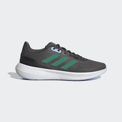 RUNFALCON 3.0 SHOES - Grey Six / Court Green / Core Black