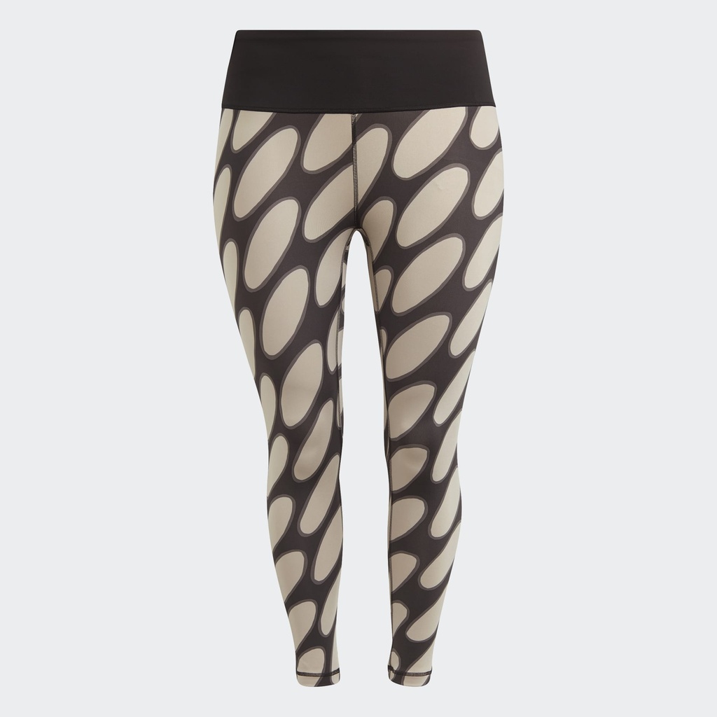 ADIDAS X MARIMEKKO OPTIME TRAINING 7/8 TIGHT PLUS SIZE - Black / Light Brown
