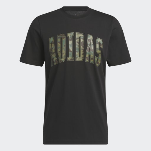 SPORTSWEAR CAMO T-SHIRT - Black