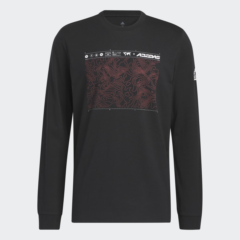 ADIDAS CITY ESCAPE LONG SLEEVE GRAPHIC T-SHIRT - HR3001