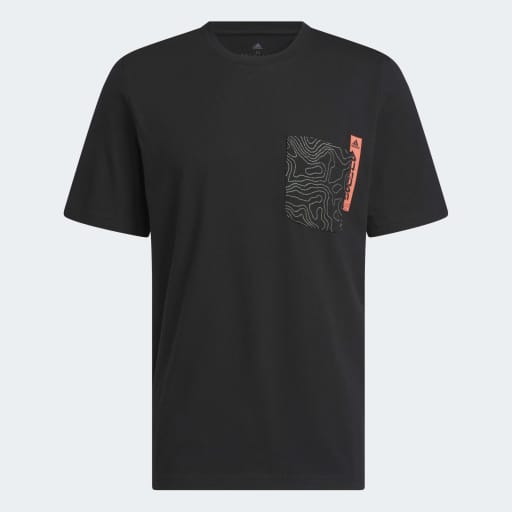 CITY ESCAPE GRAPHIC POCKET T-SHIRT - Black