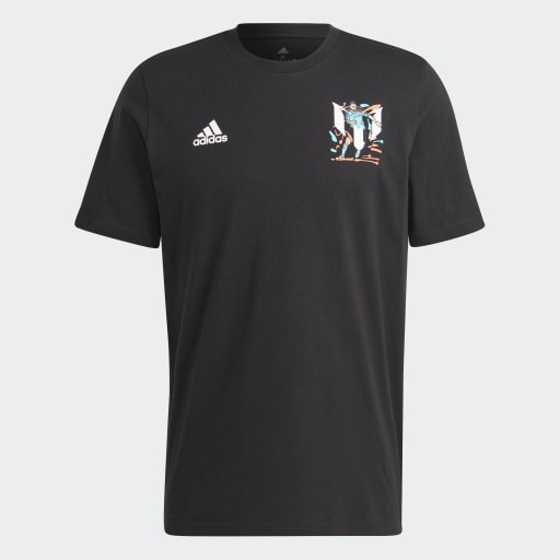 MESSI FOOTBALL ICON GRAPHIC T-SHIRT - Black
