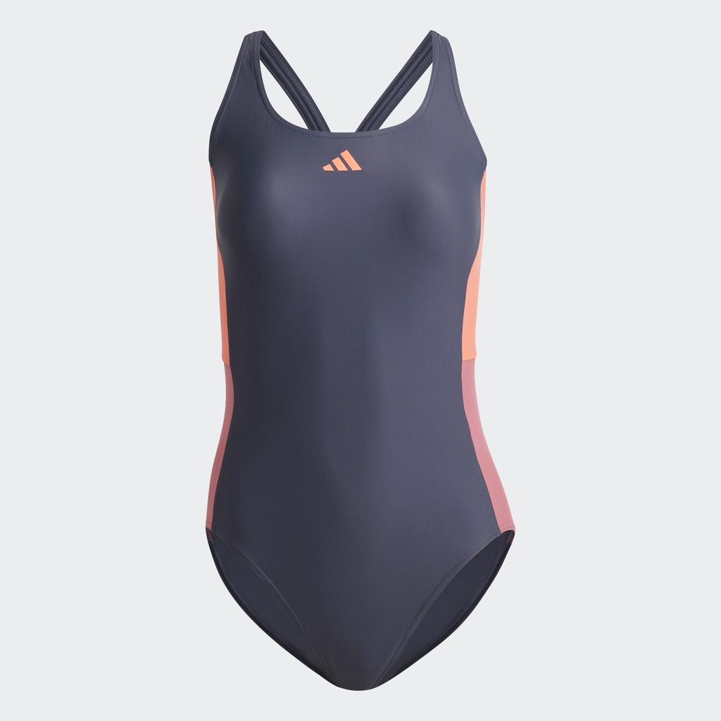 COLOURBLOCK SWIMSUIT - Shadow Navy / Coral Fusion / Pink Strata